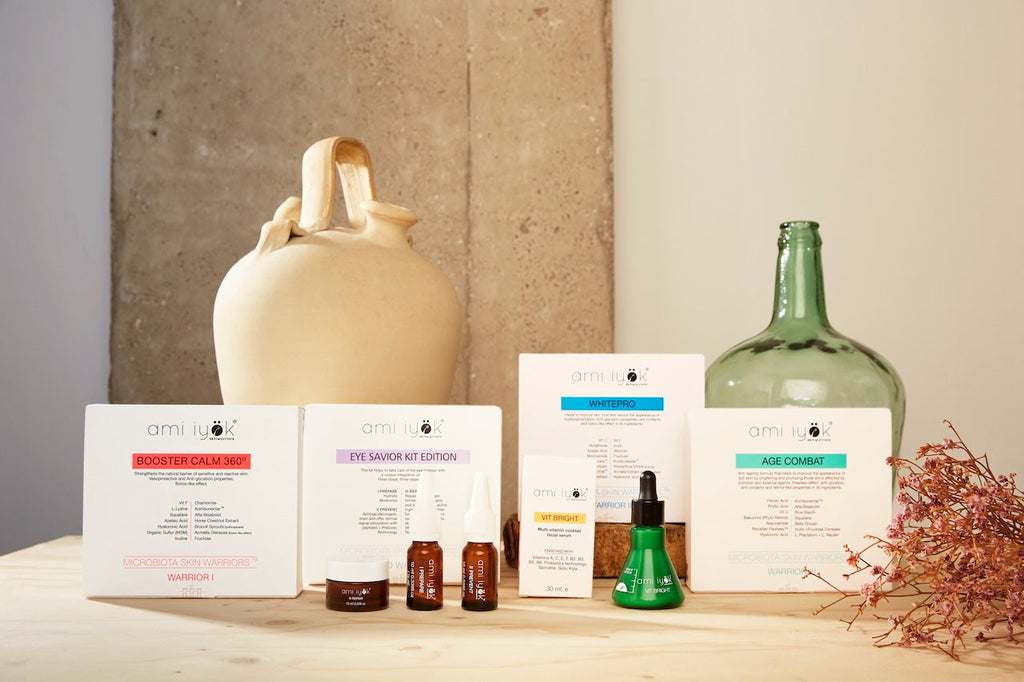 La importancia de usar productos respetuosos con la piel con rosácea y cómo la línea Microbiota Skin Warriors de Ami Iyök puede ayudar.